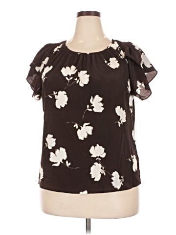 Nine West Short Sleeve Blouse (view 1)