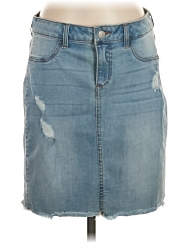 Celebrity Pink Denim Skirt (view 1)
