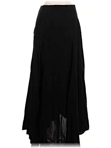 Madewell Circle Midi Skirt in Cr&ecirc;pe de Chine (view 2)