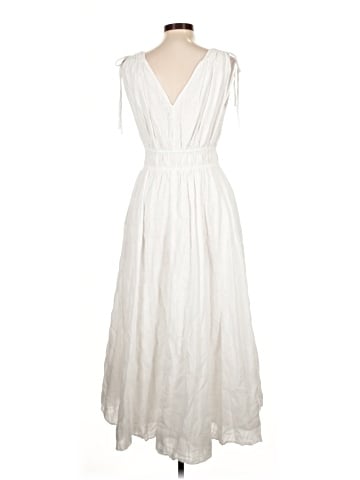 Madewell Sophia Smocked Midi Dress in Windowpane (view 2)
