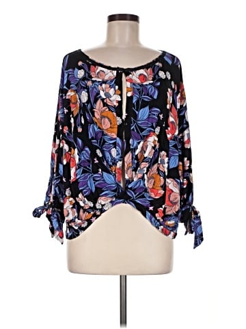 Free People 3/4 Sleeve Blouse (view 1)