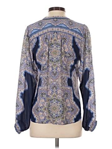 Hale Bob Long Sleeve Silk Top (view 2)