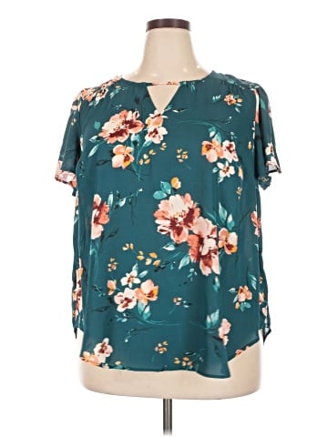Torrid Short Sleeve Blouse (view 1)
