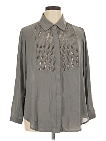 Joan Rivers Long Sleeve Blouse (view 1)