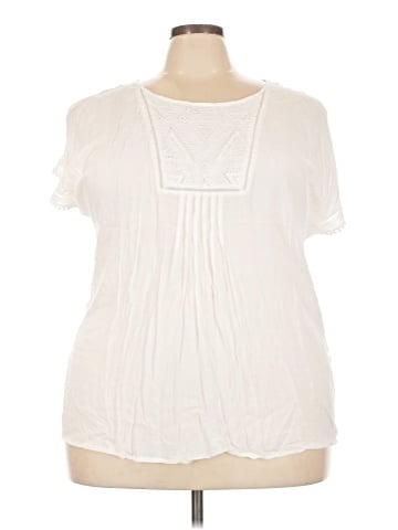 St. John's Bay Short Sleeve Blouse (view 1)