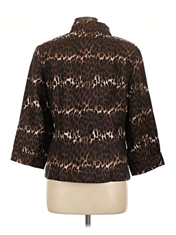 Silkland 3/4 Sleeve Button-Down Shirt (view 2)