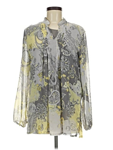 Susan Graver Long Sleeve Blouse (view 1)