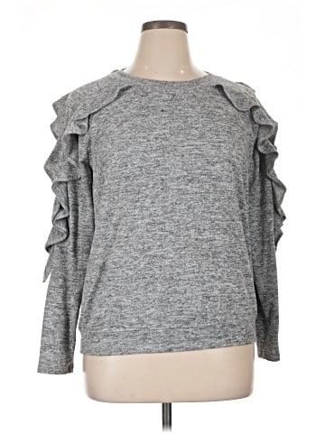 August Silk Long Sleeve Top (view 1)
