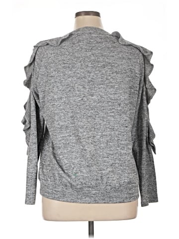 August Silk Long Sleeve Top (view 2)