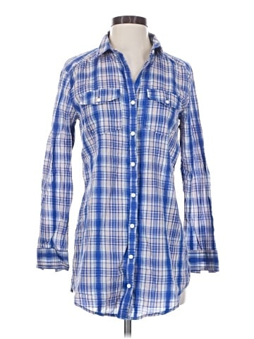 Rubbish Long Sleeve Button-Down Shirt (view 1)