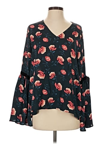 Halogen Long Sleeve Blouse (view 1)