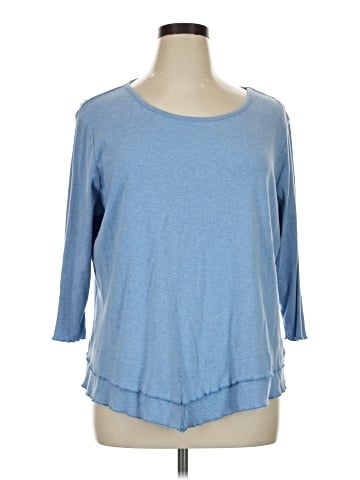BEDFORD FAIR lifestyles 3/4 Sleeve Top (view 1)