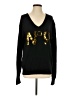 Wildfox Metallic Black Pullover Sweater Size Sm (1 or S) - photo 1