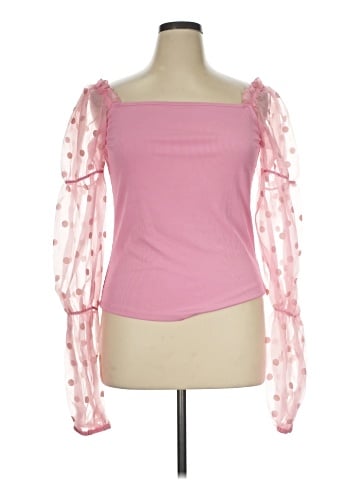 ELOQUII Long Sleeve Blouse (view 1)