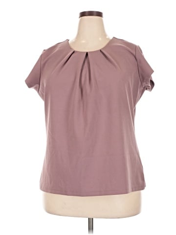 Liz Claiborne Short Sleeve Blouse (view 1)