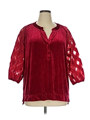 Umgee 3/4 Sleeve Blouse (view 1)