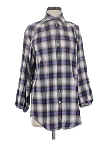 Vince. 3/4 Sleeve Button-Down Shirt (view 1)