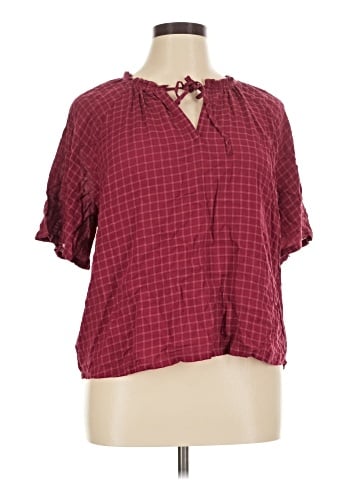 Ann Taylor LOFT Short Sleeve Blouse (view 1)