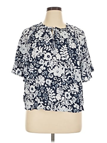 Ann Taylor LOFT Short Sleeve Blouse (view 1)