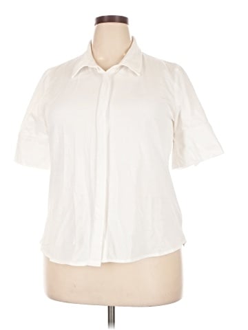 Liz Claiborne Short Sleeve Blouse (view 1)