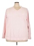 Made for Life 100% Polyester Pink Pullover Sweater Size 3X - photo 1
