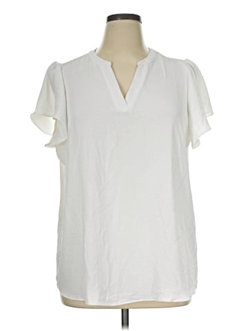 Maurices Short Sleeve Blouse (view 1)