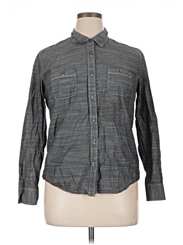 District. Long Sleeve Button-Down Shirt (view 1)