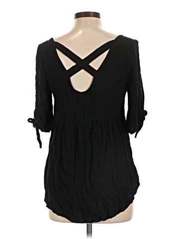She + Sky 3/4 Sleeve Blouse (view 2)