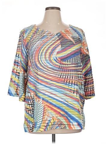 Onque Casuals 3/4 Sleeve Blouse (view 1)