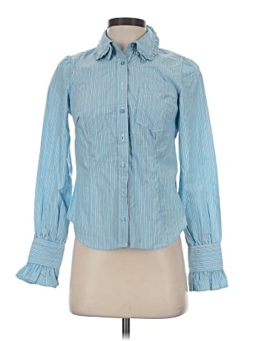 Maeve Long Sleeve Button-Down Shirt (view 1)