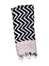 J.Crew Chevron-herringbone Blue Scarf One size - photo 2