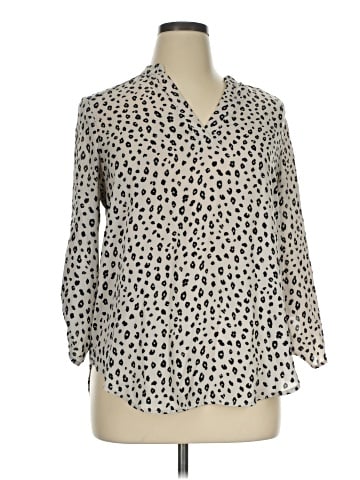 Lush 3/4 Sleeve Blouse (view 1)
