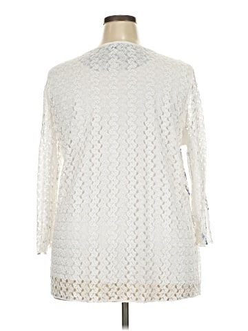 Brittany Black 3/4 Sleeve Blouse (view 2)