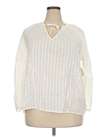 Caslon Long Sleeve Blouse (view 1)