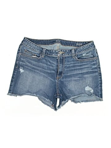 a.n.a. A New Approach Denim Shorts (view 1)