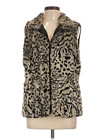 Coldwater Creek Faux Fur Vest (view 1)