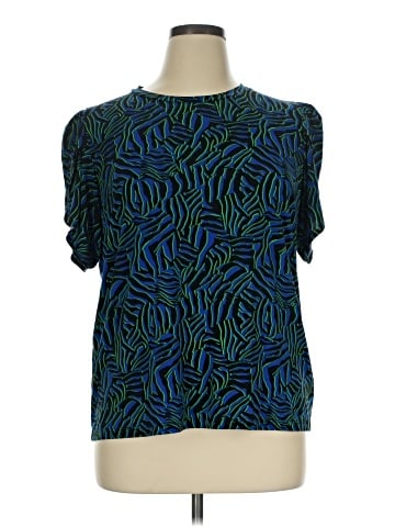 MICHAEL Michael Kors Short Sleeve Blouse (view 1)