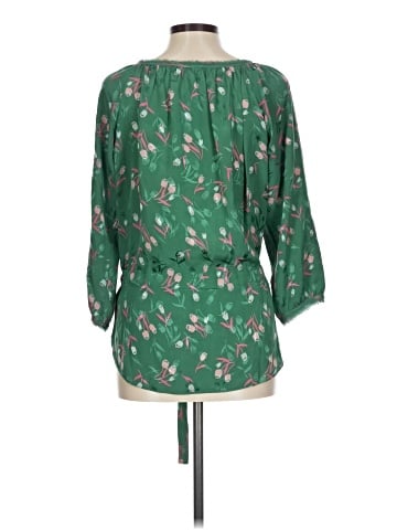 Rebecca Taylor 3/4 Sleeve Silk Top (view 2)