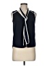 Zara Basic Blue Sleeveless Blouse Size M - photo 1