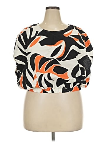 ELOQUII Short Sleeve Top (view 1)