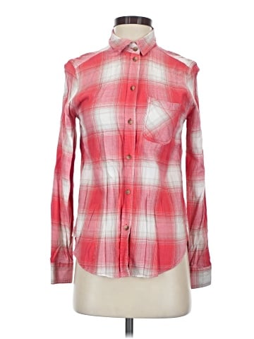American Eagle Outfitters Long Sleeve Button-Down Shirt (view 1)