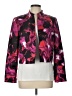 Kasper 100% Polyester Print Purple Jacket Size 10 - photo 1