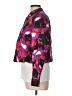 Kasper 100% Polyester Print Purple Jacket Size 10 - photo 5