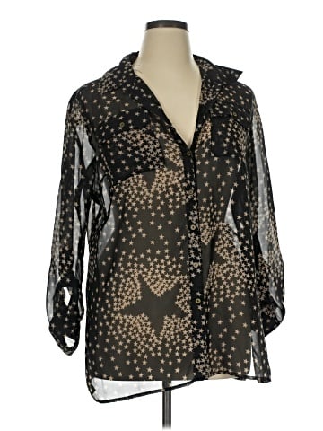 NY Collection 3/4 Sleeve Blouse (view 1)