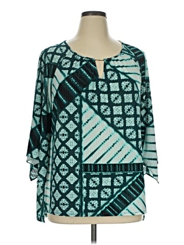 Dana Buchman 3/4 Sleeve T-Shirt (view 1)
