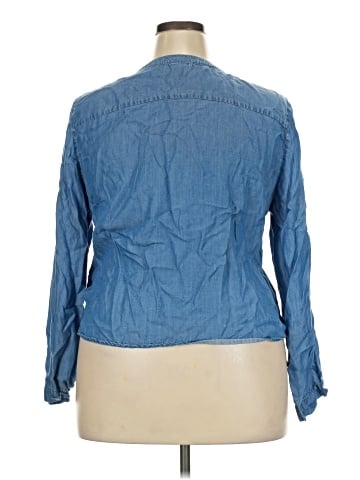 INC International Concepts Long Sleeve Blouse (view 2)