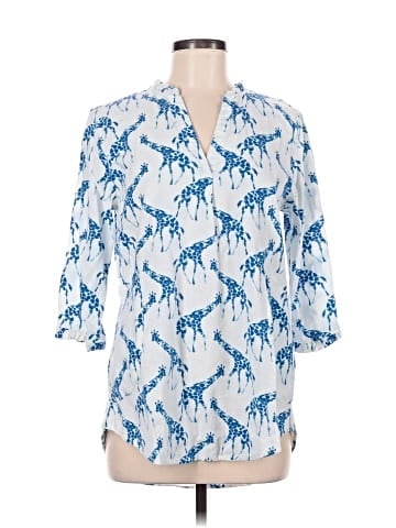 For Cynthia 3/4 Sleeve Blouse (view 1)