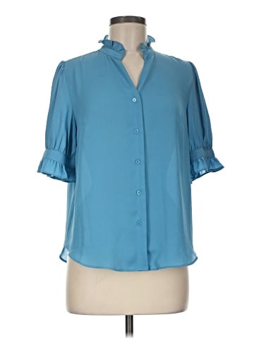 Ann Taylor Short Sleeve Blouse (view 1)