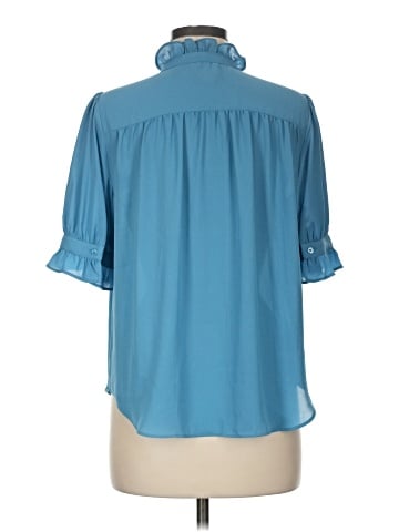 Ann Taylor Short Sleeve Blouse (view 2)