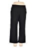 Apana Solid Black Active Pants Size XL - photo 1